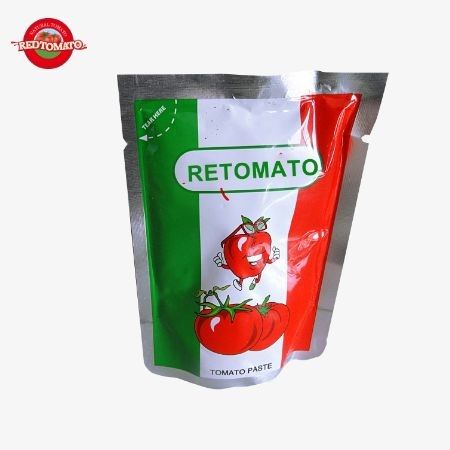 Chinesische Fabrik hochwertige bequeme Tomatenpaste in Taschen 50g doppelt konzentriert