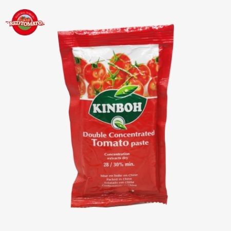 Rot Flachsäcke Tomatenpaste 80g für mühelose Verwendung und Lagerung