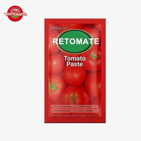 Rot Flachsäcke Tomatenpaste 80g für mühelose Verwendung und Lagerung