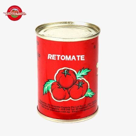 400g Tomatenpaste in Dosen 30%-100% Reinheit mit offenem Deckel