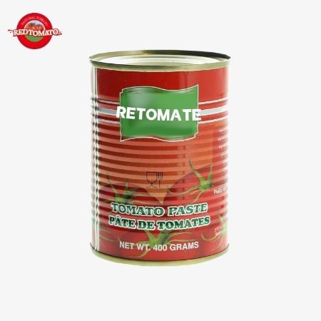 400g Tomatenpaste in Dosen 30%-100% Reinheit mit offenem Deckel