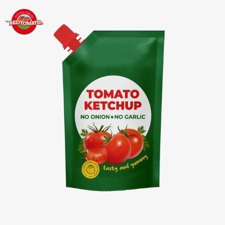 1% Brix 210g Sachet Ketchup, reiner natürlicher Geschmack, perfekt für die Sauce für die Bratung.