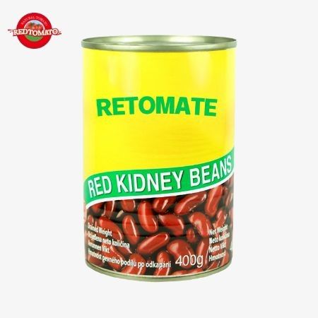 Natürliche, reine, in Dosen verpackte rote Nierbohnen in Sole 400g mit einem köstlichen, salzigen Geschmack