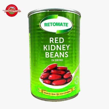 Natürliche, reine, in Dosen verpackte rote Nierbohnen in Sole 400g mit einem köstlichen, salzigen Geschmack
