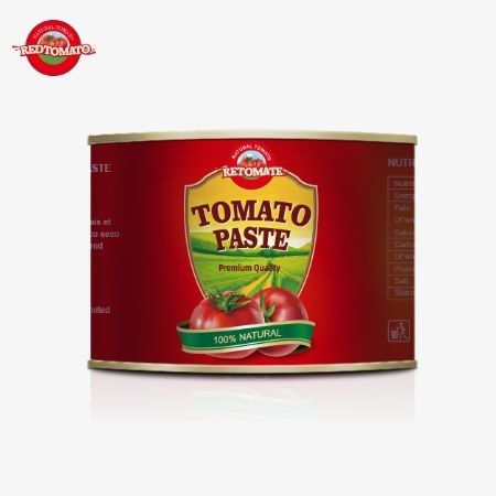 Bequem verpackte 70g Dosen süß-saure Tomatenpaste mit benutzerfreundlichem, harten Deckel