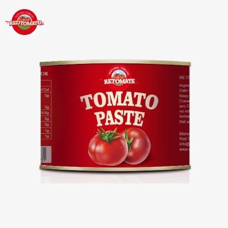 Ein mühelos und praktisch zu bedienendes 70-Gramm-Glasglas mit süßem und zartem Tomatenpasta