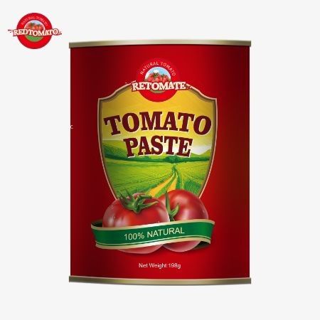 Entspricht den ISO HACCP und BRC Standards sowie den FDA Produktionsstandards 198g Dosen Tomatenpaste