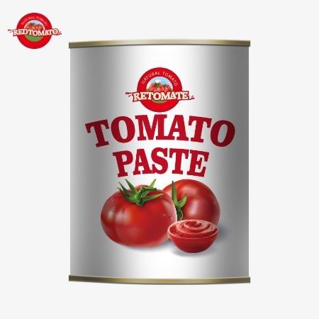 Die 198-g-Dosen-Tomatenpaste entspricht den ISO-HACCP- und BRC-Standards sowie den FDA-Produktionsstandards.