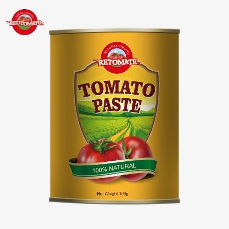 Die 198g Dosen Tomatenpaste entspricht ISO HACCP und BRC Food FDA