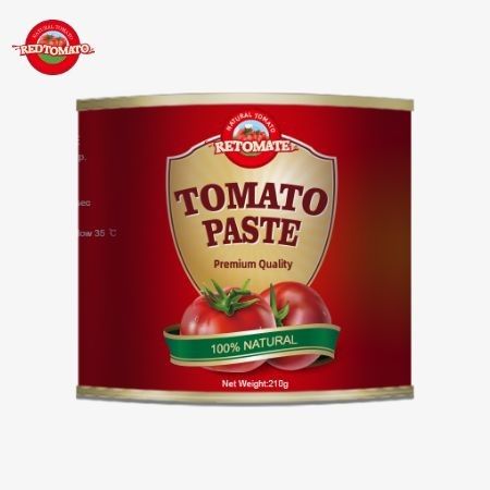OEM 210g Konserven Tomatenpaste zum Fabrikpreis entspricht den von der FDA anerkannten ISO HACCP- und Lebensmittelstandards