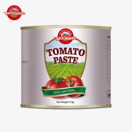 210 g Tomatenpaste entspricht internationalen Qualitätsstandards einschließlich ISO HACCP BRC und FDA-Regeln