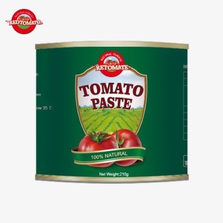 China Fabrik OEM 210g Tomatenpaste Die Produktionsstandards von ISO HACCP und FDA