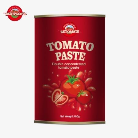 400 g Tomatenpaste in Dosen entspricht strengen Produktionsstandards, die durch ISO-Richtlinien zertifiziert sind