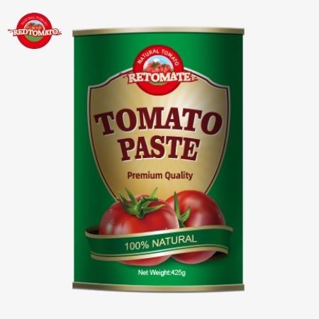 425g Tomatenpaste-Dosen entsprechen den weltweiten Standards der ISO HACCP BRC und der FDA-Verordnung