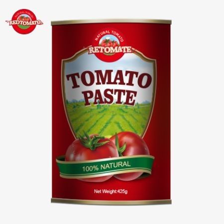 425g Tomatenpaste in Dosen entspricht den weltweiten Standards der ISO HACCP BRC und FDA-Verordnung