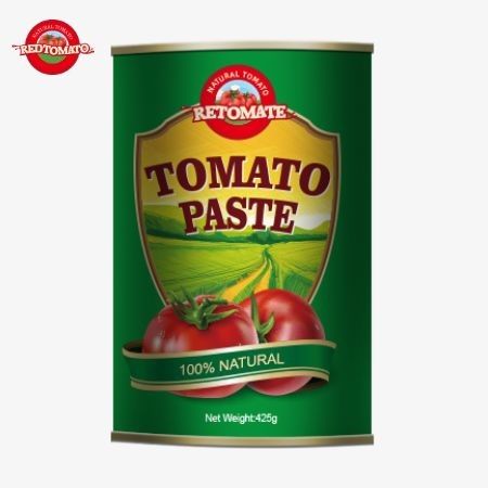 Die 425g Dosen Tomatenpaste entspricht den weltweiten Standards der ISO HACCP BRC und FDA-Verordnungen