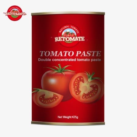 Fabrik Export 425g Tomatenpasta in Dosen entspricht den weltweiten Standards der ISO HACCP und FDA