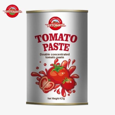 Die 425g Dosen Tomatenpaste entspricht den weltweiten Standards der ISO HACCP BRC und der FDA.