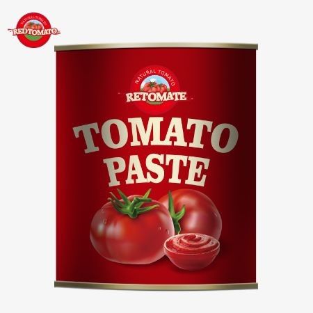 800 g Tomatenpaste in Dosen, die den internationalen Qualitäts- und Sicherheitsstandards entsprechen, einschließlich ISO HACCP BRC und FDA