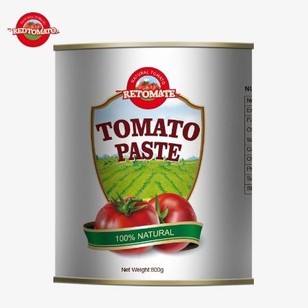 Unsere 800g Dosen Tomatenpaste entspricht den internationalen Qualitätsstandards, die von ISO HACCP BRC und FDA festgelegt wurden.