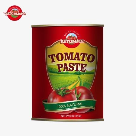 Hergestellt in China 850 g Konserven Tomatenpaste von hoher Qualität mit 28/30% Brix Konzentration