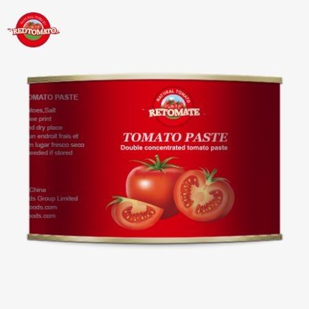 Premium 2200g Konserven Tomatenprodukt als Halal für die afrikanische muslimische Küche zertifiziert