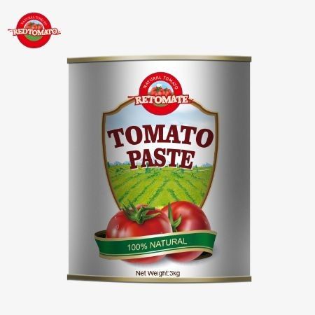 3 kg Tomatenpaste in Dosen mit 28-30% Brix und ISO-Zertifizierung für Catering und Großhandel