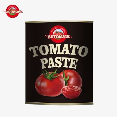 Wir produzieren und verkaufen qualitativ hochwertige 3kg Tomatenpaste, die sich an ISO, HACCP BRC und FDA Produktionsstandards hält.