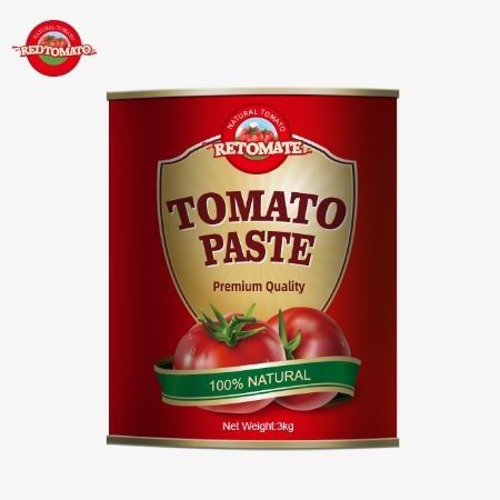 Wir produzieren und verkaufen qualitativ hochwertige 3kg Tomatenpaste, die den ISO HACCP BRC und FDA Produktionsstandards entspricht