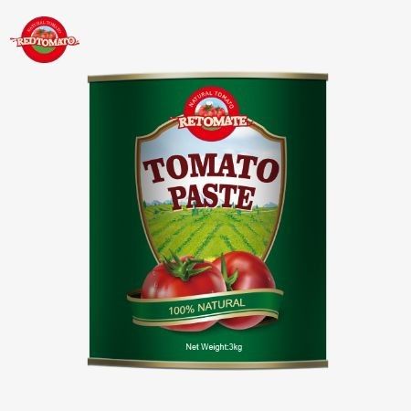 3 kg Tomatenpaste in Dosen, die den ISO HACCP BRC und FDA-Produktionsnormen entspricht