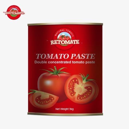 3 kg Tomatenpaste in Dosen erfüllt die ISO HACCP BRC und FDA Produktionsstandards