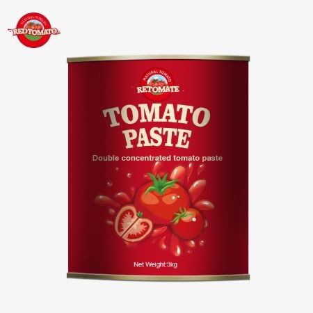 Unsere 3 kg Dosen Tomatenpaste erfüllt die Produktionsstandards von ISO HACCP BRC und FDA
