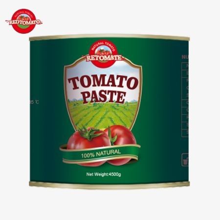 4500 g Tomatenpaste in Dosen erfüllt die ISO HACCP-Normen und die FDA-Produktionsvorschriften