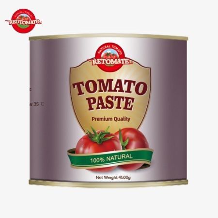 Neues für 2024: 4,5 kg einfache offene aseptische organische Tomatenpaste, 28-30% Brix doppelte Konzentration