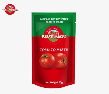 Die 50g Stand-up-Tomatensäcke Paste entspricht ISO HACCP und BRC Standards