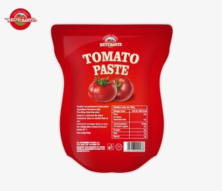 Sachet Tomatenpaste 50g 56g 70g Stand Up Sachet Tomatenpaste Großhandel keine Zusatzstoffe 100 Reinheit für Koch