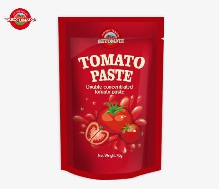 Custom 70g Tomatenpaste Stand-up Taschen von perfekt für Lebensmittelverpackungen mit individuellem Druck