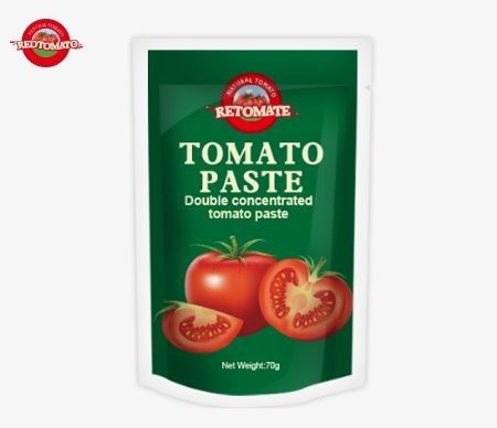 Custom 70g Tomaten Stand-up Taschen von Perfect für Lebensmittelverpackungen mit individuellem Druck