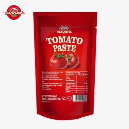 Hochwertige 100g Stand-up Tomatenpaste aus einer renommierten Fabrik in China