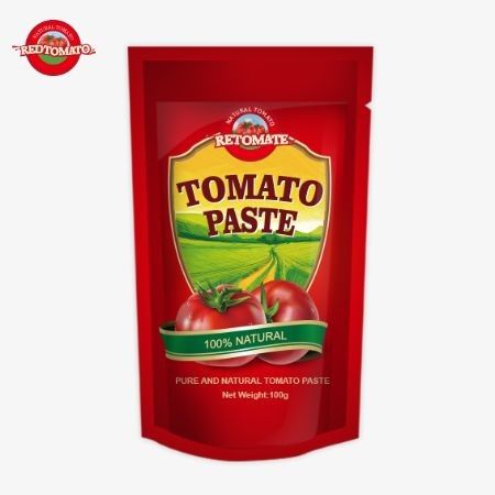 Premium-Grade 100g Stand-up Tomatenpaste aus einer renommierten Fabrik in China