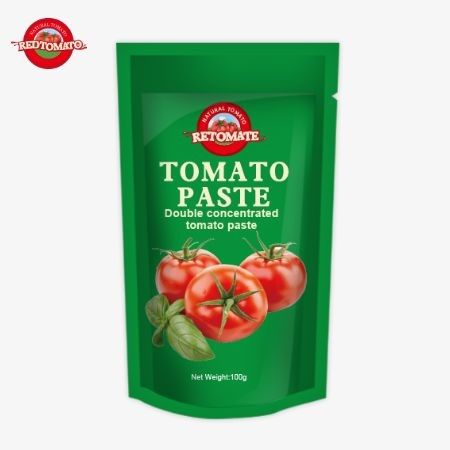 Hochwertige 100g Stand-up Tomatenpaste aus einer renommierten Fabrik in China.
