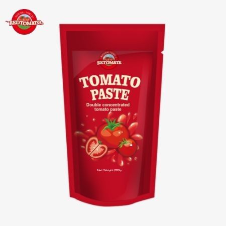 Die 200g Stand-up-Tomatensäcke entspricht den ISO HACCP- und BRC-Standards und gewährleistet die Einhaltung der Fabrikpreise