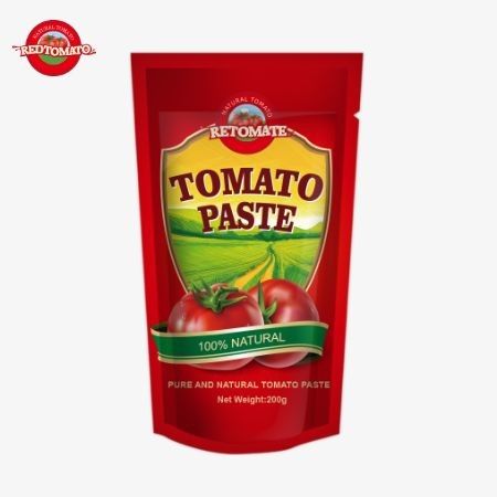 Die 200g Stand-up-Tomatensäcke entspricht den ISO HACCP- und BRC-Standards und gewährleistet die Einhaltung der Fabrikpreise