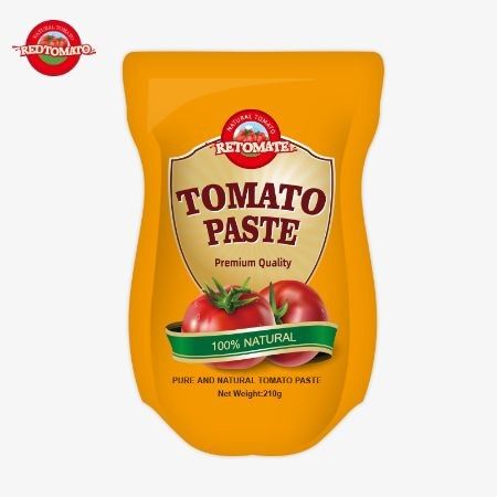 Die 210g große Tomatenpaste entspricht den ISO HACCP BRC und FDA Standards