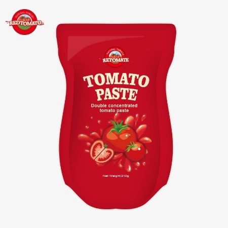 Die 210 g große Tomatensäcke erfüllt die ISO HACCP BRC und FDA Produktionsstandards.