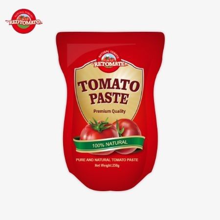 250 g süße und scharfe Tomatenpaste, in einem Sack mit einer Reinheit von 30% bis 100%.