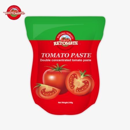 Komfortabel und schmackhaft Die 340g rote Tomatenpaste Stand-up-Sachet bietet ein herrliches kulinarisches Erlebnis