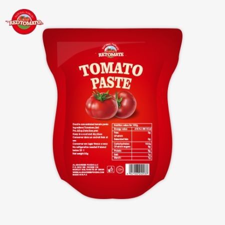 Die 340g Stand-up-Tomatensäcke entspricht den ISO, HACCP und BRC-Werkspreisen