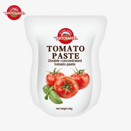 Der 340g große Sachet aus Tomatenpaste erfüllt die ISO HACCP- und BRC-Standards für die Einhaltung der Fabrikpreise