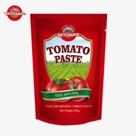400 g Stand-up-Tomatensäcke Paste praktisch Geschmack und Reinheit 30%-100%